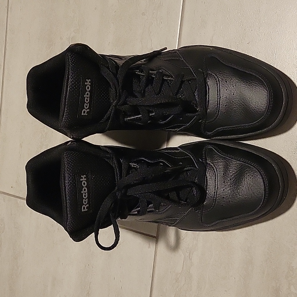 Reebok black high tops